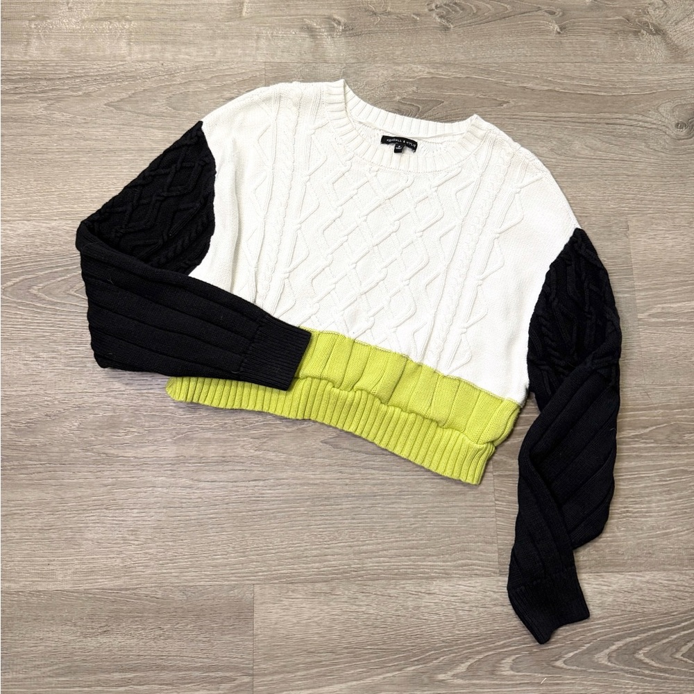 •KENDALL + KYLIE• KNIT CROP SWEATER